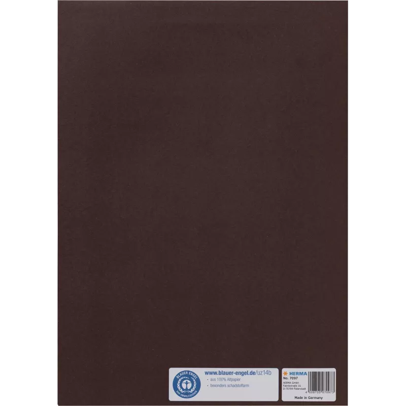 HERMA Funda para cuadernos A4 papel marrón 214 x 300 mm 1 unidad 7097