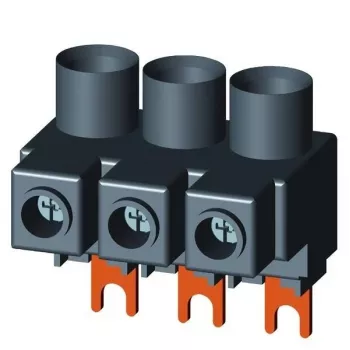 Siemens 3RV29255EB Borne de alimentación para interruptores de protección de motor 3RV2.5/3RV2.6, tripolar, 115 A, conexión por tornillo