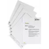 DURABLE Etiquetas insertables A4 210 x 297 mm, 10 hojas, blancas, cartón 170 g/m², láser/inyección de tinta 485602