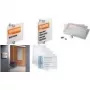 DURABLE CRYSTAL SIGN A3 Fundas de repuesto para placas de puerta, 10 hojas, transparentes 483619