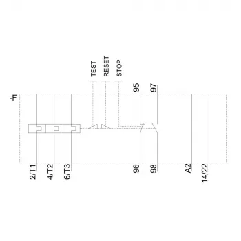 SIEMENS SIRIUS 3RU21 Protección térmica de sobrecarga 1,8-2,5A S00 bornes de tornillo 3RU21161CB0