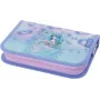 Herlitz Mystic Mermaid Estuche escolar relleno, 31 piezas, azul/rosa, poliéster 300001564