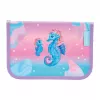 Herlitz Ocean Lights estuche escolar con contenido, 31 piezas, poliéster, 205 x 140 x 38 mm, 2 solapas 400197090