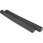 FISCHER Puños de bicicleta blandos, negro, 1 par, 125 mm, amortiguación de impactos 85756