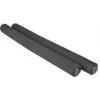 FISCHER Puños de bicicleta blandos, negro, 1 par, 125 mm, amortiguación de impactos 85756