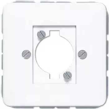 JUNG CD 568 WW Tapa para conector XLR (serie P), duroplast, serie CD, blanco alpino