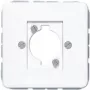 JUNG CD 568 WW Tapa para conector XLR (serie P), duroplast, serie CD, blanco alpino