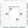JUNG CD 568 WW Tapa para conector XLR (serie P), duroplast, serie CD, blanco alpino