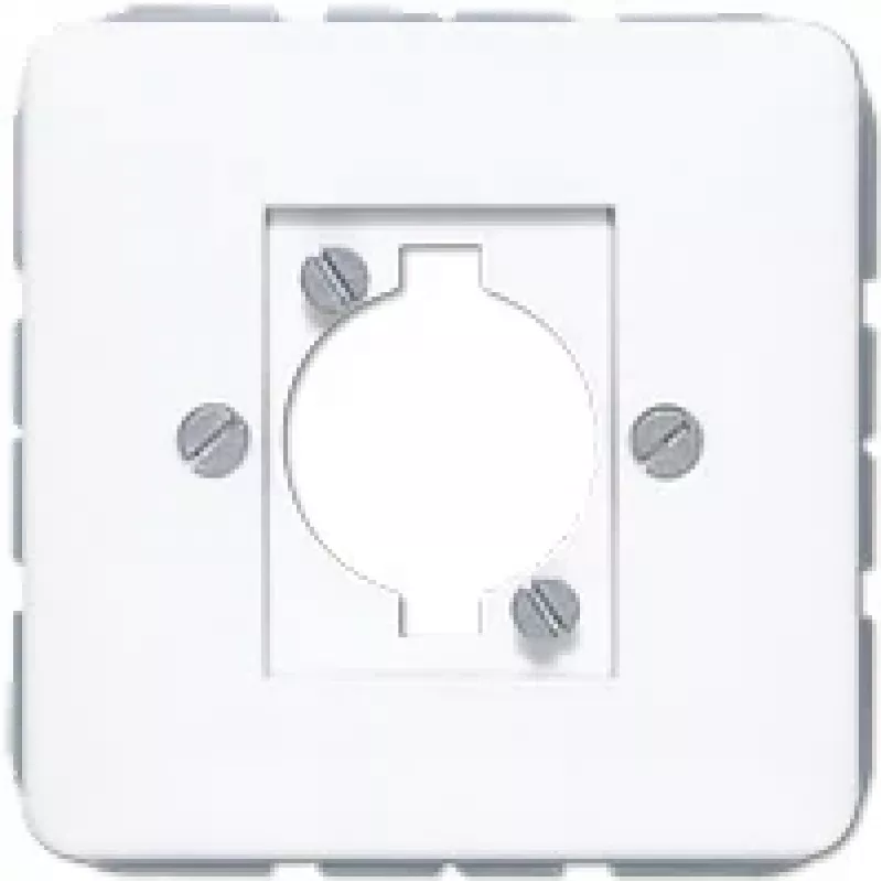 JUNG CD 568 WW Tapa para conector XLR (serie P), duroplast, serie CD, blanco alpino
