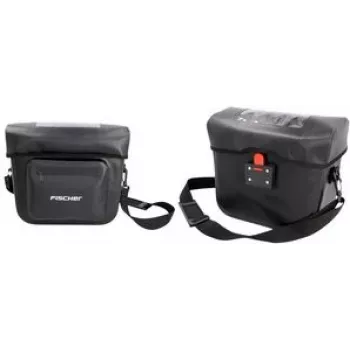 FISCHER FAHRRAD PLUS Bolsa de manillar Terra negra (50651)