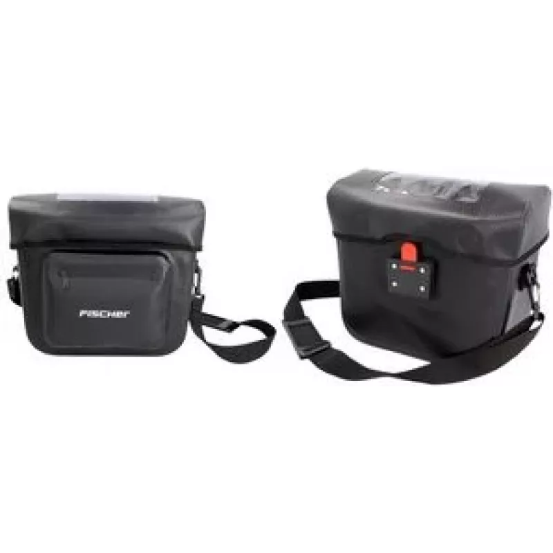 FISCHER FAHRRAD PLUS Bolsa de manillar Terra negra (50651)