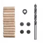 kwb 028066 Set de brocas helicoidales para madera, 31 piezas