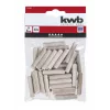 KWB 028180 Tacos de madera 8 x 40 mm, 40 uds., haya