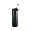 Durable Pie de sombrilla redondo de metal, 28.5 L, negro (335001)