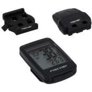 FISCHER Ciclocomputador inalámbrico Solar FitPlus, 27 funciones pantalla extragrande, incl. células solares de apoyo - 1 ud. (50336)