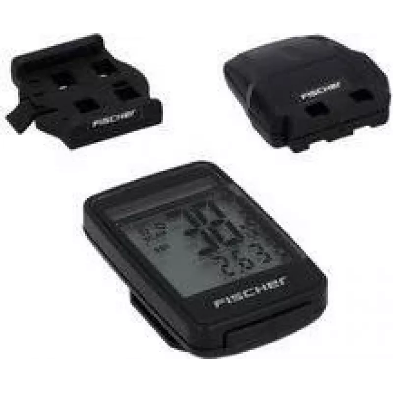 FISCHER Ciclocomputador inalámbrico Solar FitPlus, 27 funciones pantalla extragrande, incl. células solares de apoyo - 1 ud. (50336)