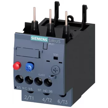 SIEMENS Relé de sobrecarga 11-16 A, clase 10, S0, tripolar, 1NO+1NC, bornes de tornillo, 3RU2126-4AB0