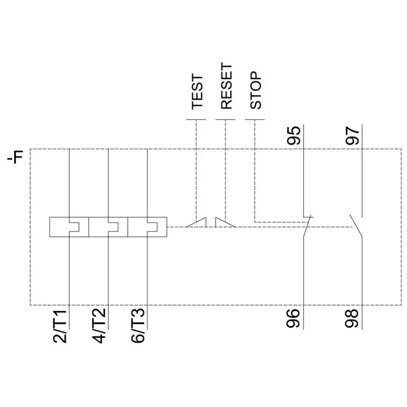SIEMENS Relé de sobrecarga 11-16 A, clase 10, S0, tripolar, 1NO+1NC, bornes de tornillo, 3RU2126-4AB0