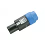 JUNG PS4 Conector de cable Speakon, tetrapolar, bornes de tornillo, negro/azul