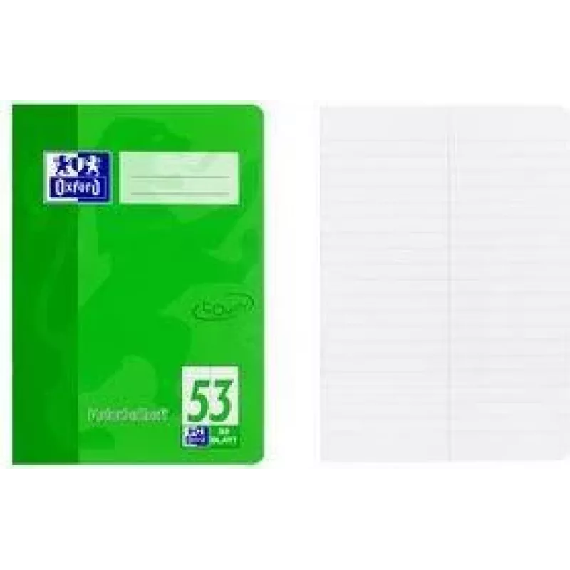 Oxford TOUCH Cuaderno de vocabulario A5, 2 columnas, rayado verde 53, 32 hojas, 90 g/m² Optik Paper, grapado 400115095