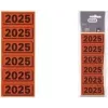 ELBA 2025 Etiquetas índice rojas autoadhesivas 57 x 25 mm (120 etiquetas) para archivadores
