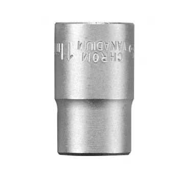 kwb 372211 Socket Wrench Insert 11 mm 3/8 inch Drive, Chrome Vanadium Steel, 6-Point