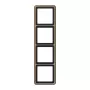 JUNG CD584GB Marco embellecedor cuádruple, aluminio anodizado oro-bronce, serie CD 500