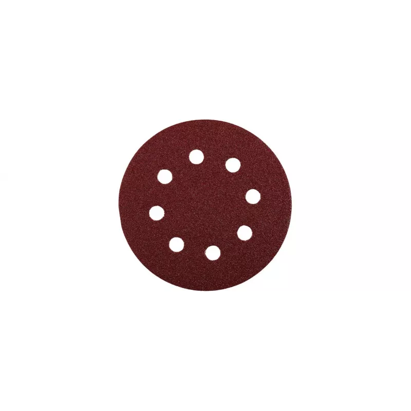 kwb 491904 Discos de lijar 125 mm P40 pack de 5 velcro 8 agujeros