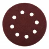 kwb 491924 Discos de lijar 125 mm grano 60, pack de 5, velcro, óxido de aluminio, para madera, metal, pintura