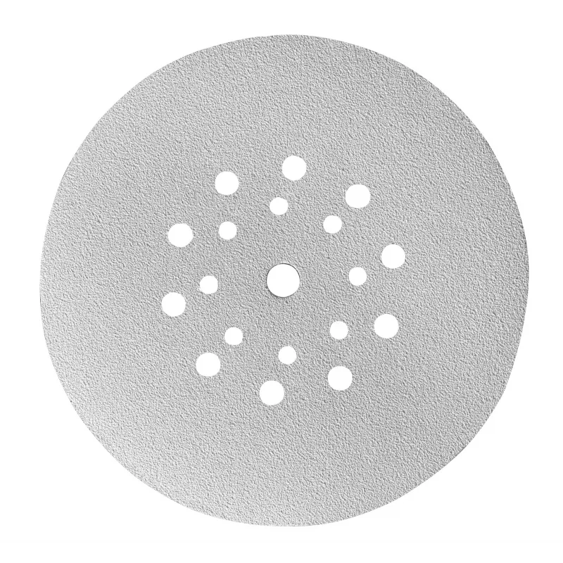 kwb 491924 Discos de lijar 125 mm grano 60, pack de 5, velcro, óxido de aluminio, para madera, metal, pintura