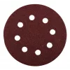kwb 491924 Discos de lijar 125 mm grano 60, pack de 5, velcro, óxido de aluminio, para madera, metal, pintura