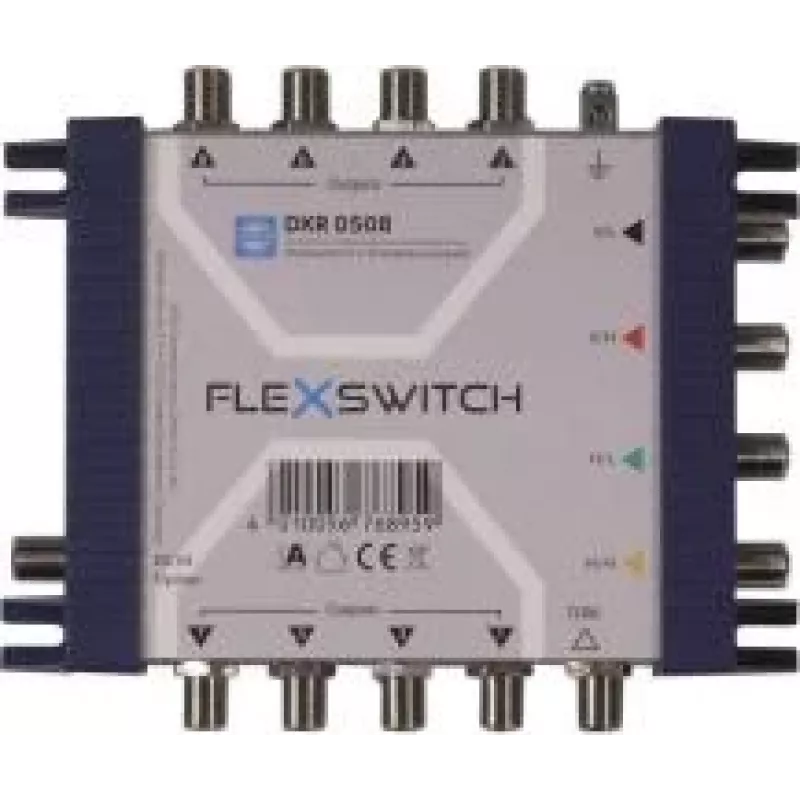WISI FLEXSWITCH DXR0508 Multiswitch 5 en 8 alimentado por receptor pasivo en cascada