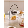 Ritzenhoff & Breker TJÄNA Bandeja de tarta de 2 niveles, metal negro, 220x170x280 mm 221367