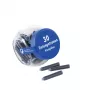 Pelikan 4001 Standard International Cartuchos de tinta cortos para pluma estilográfica, azul real, borrable y lavable, 30 cartuchos en frasco 300003745