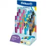Pelikan griffix Roller de tinta, expositor de mostrador, zona de agarre ergonómica, para diestros, azul real (605366)