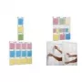 HELIT PLACATIV Expositor de pared, 6 A4 vertical + 12 compartimentos 1/3 A4, SAN transparente, 35 mm de profundidad H6812302
