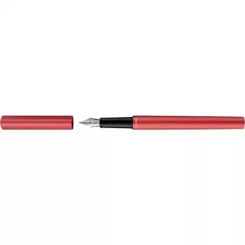 Pelikan Ineo Elements Pluma estilográfica, rojo fuego, metal mate anodizado, plumín de acero inoxidable pulido M, 1 unidad (300009909)