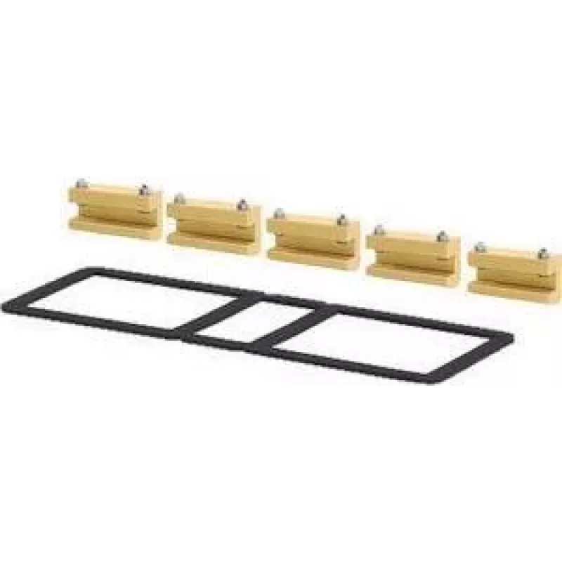 Hensel Mi SV 63 Conector de barras colectoras, 5 polos, 63 A, 690 V AC, gris 20001594