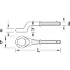 GEDORE Llave combinada acodada de 12 puntas, 41 mm (6034300)