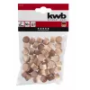 kwb Placas cónicas 15 mm, blancas, 50 unidades 032115