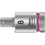 Wera Zyklop 8740 B HF llave de vaso de 6 caras interiores de 3/8 de pulgada, 8 mm, con función de retención 05003039001