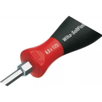 Wiha SoftFinish Destornillador plano 3,5 x 75 mm DIN ISO 2380 03223