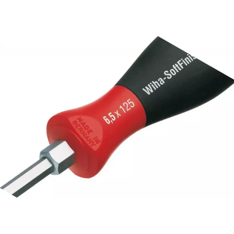 Wiha SoftFinish Destornillador plano 3,5 x 75 mm DIN ISO 2380 03223