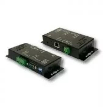 EXSYS EX-6051IS Servidor de dispositivo industrial Ethernet a serie RS-422/485 con aislamiento óptico, carcasa metálica