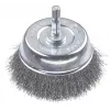 kwb Cepillo de alambre de vaso 75 mm, acero ondulado 0,2 mm, vástago 6 mm para metal y piedra 606310