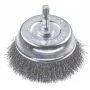 kwb Cepillo de alambre de vaso 75 mm, acero ondulado 0,2 mm, vástago 6 mm para metal y piedra 606310