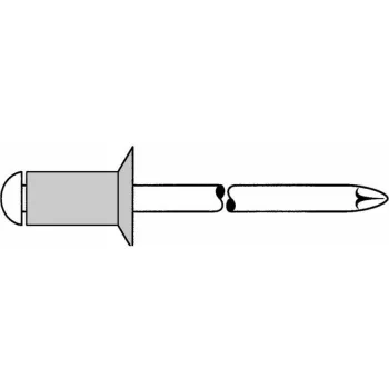 Gesipa Remache ciego Al/St 4x8mm cabeza avellanada KS 3,0-5,0mm (pack de 500) 1433512