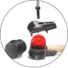 Wiha 26582 Martillo Safety-Soft-Face, caras negras/blancas, 3000 g, mango de nogal