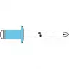 GESIPA Remaches ciegos acero inoxidable 4 x 14 mm cabeza de cúpula, 500 uds. 6330533 LEGIERUNGSZUSCHL