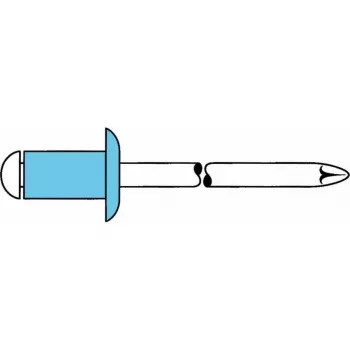 GESIPA Remaches ciegos acero inoxidable 4 x 14 mm cabeza de cúpula, 500 uds. 6330533 LEGIERUNGSZUSCHL